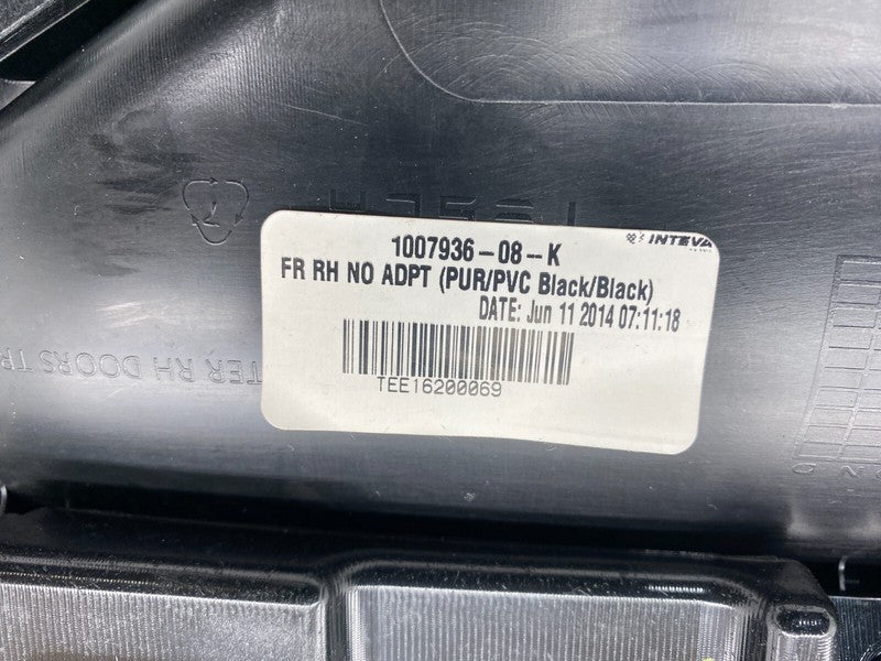 100793608K ⭕ 12-20 Model S Front Right Interior Door Panel Trim Card Cover OEM 1007936-08-K