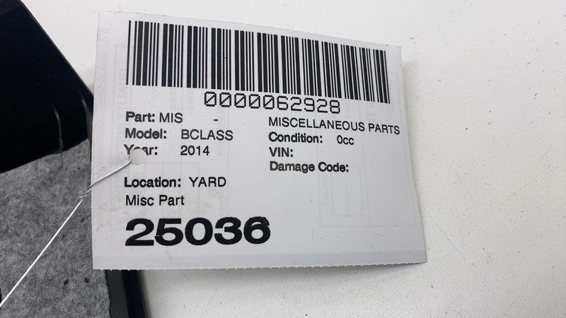 A2466900940 ⭕ 14-15 Mercedes-Benz B Electric Drive Rear Trunk Crossmember Trim A2466900940