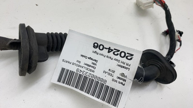 ⭕ 2017-2020 Tesla Model 3 M3 Front Right Door Wiring Harness Cable Wir