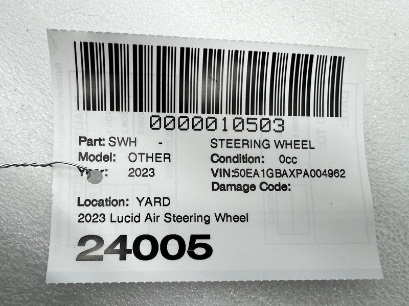 ⭕ 22-24 Lucid Air Grand Touring Steering Wheel w/ Control Buttons P11-