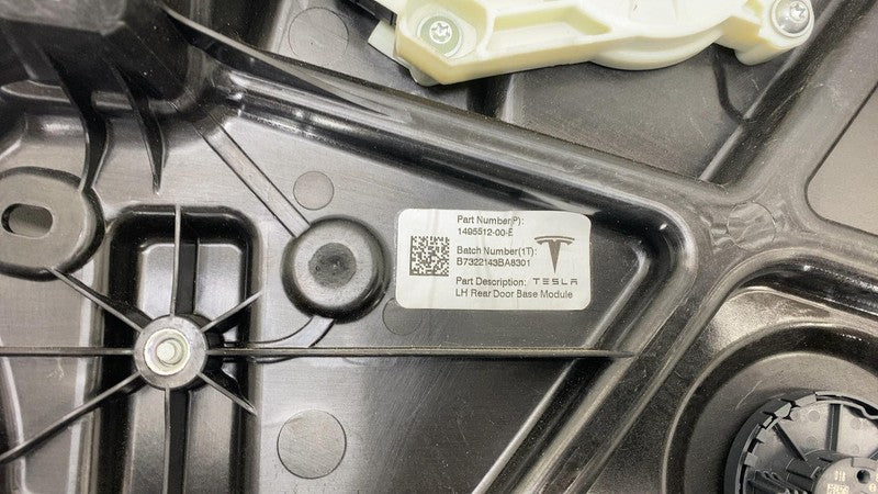 ⭕20-23 Tesla Model Y Rear Driver Left Door Window Regulator & Motor 14