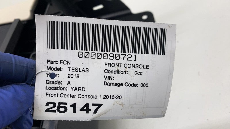 ⭕ 2016-2020 Tesla Model S Front Floor Center Console Carrier Armrest &