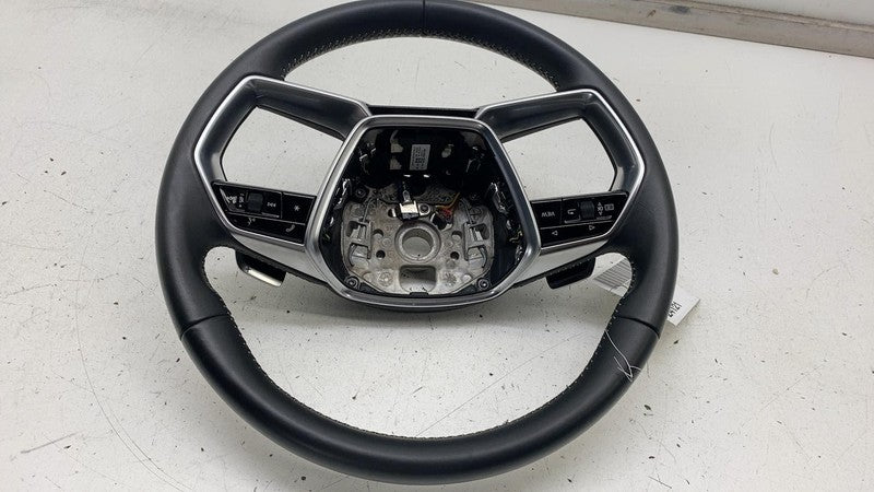 ⭕ 2021-2023 Audi E-Tron Steering Wheel with Switches and Bezel Cover 4N0419508A