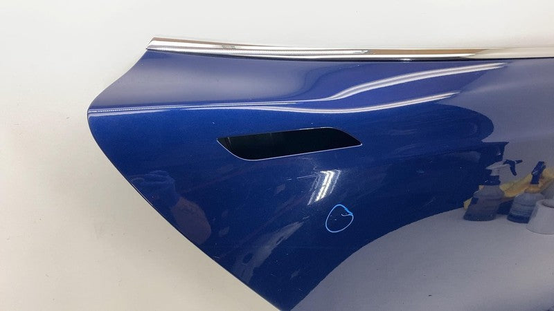 2012-2015 Tesla Model S Rear Passenger Side Door Shell Panel Right Blu