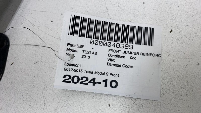⭕ 2012-2015 Tesla Model S Front Bumper Reinforcement Rebar Impact Bar 