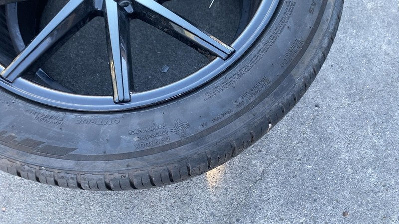 ⭕ 2012-2016 Model S 19x9.5 Wheel Rim w/ Hankook Ventus Tire 275/45 ZR1