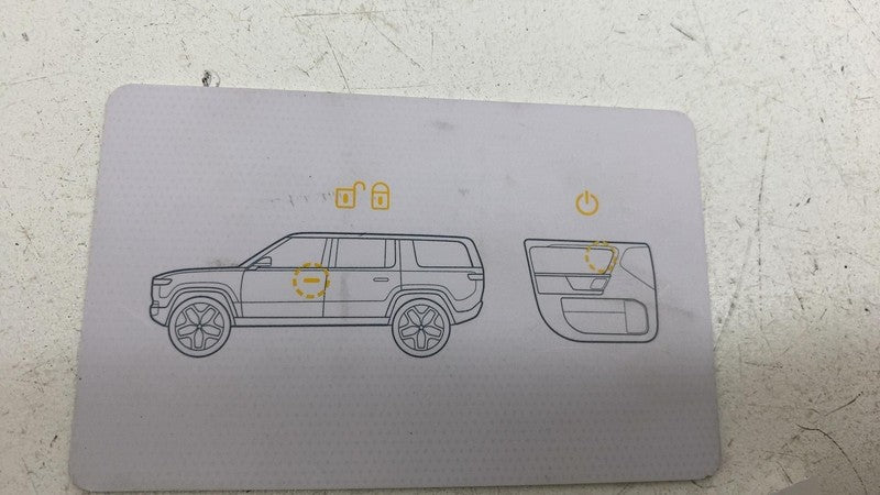 ⭕ 2025 Rivian R1S Keyless Entry Digital Key FOB Remote Card OEM