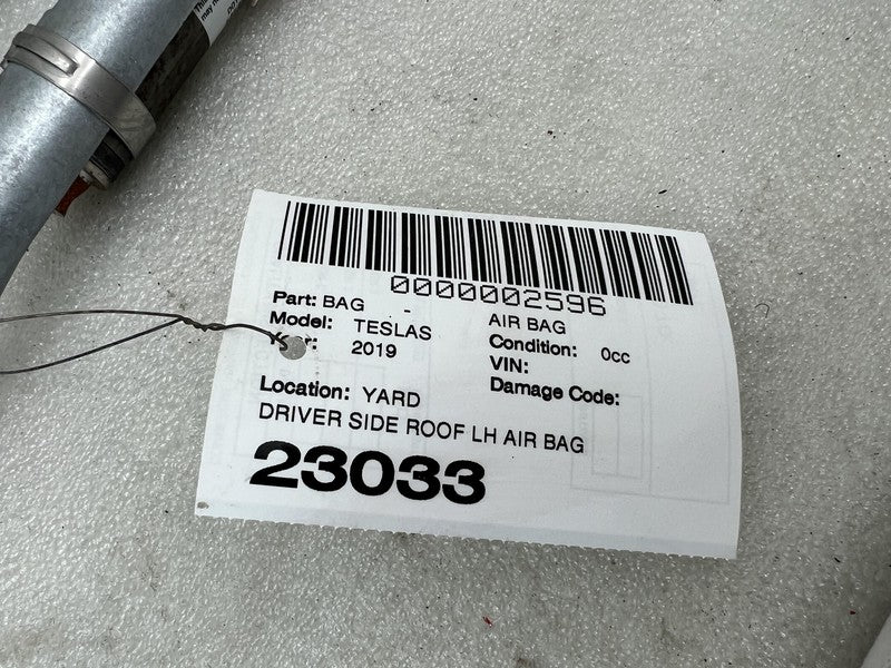 ⭕2012-2020 Tesla Model S Driver Side Roof Curtain Safety Airbag Left L