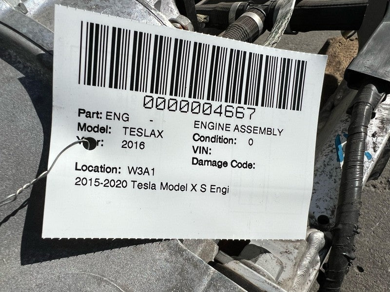 2016-2020 Tesla Model X S Engine Motor Rear Drive Unit W/ Subframe 103