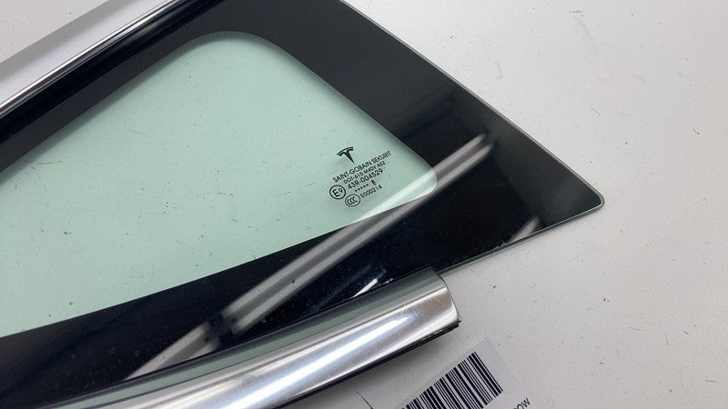 108070600F ⭕ 2017-2020 Tesla Model 3 Rear Right Quarter Fixed Window Glass OEM 1080706-00-F