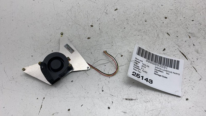 ⭕ 2012-2020 Tesla Model S Media Control Unit Cooling Fan Blower & Brac