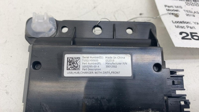 ⭕ 17-23 Tesla Model 3 Center Console Front USB Hub Charger Module 1093