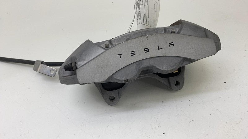 104462100E ⭕ 2017-2023 Tesla Model 3 Front Left Caliper w/ Brake Hose Line OEM 1044621-00-E