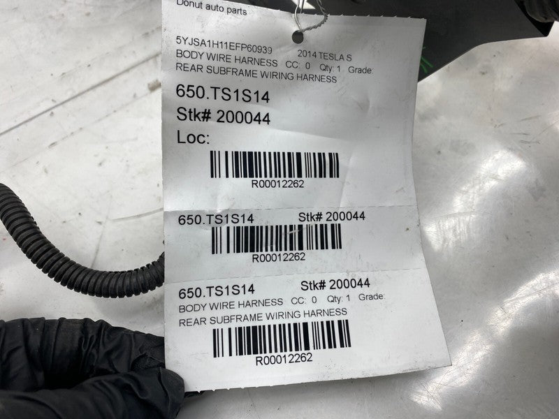 ⭕2012-2015 Tesla Model S MS Rear Subframe Wiring Harness Cable Wire As