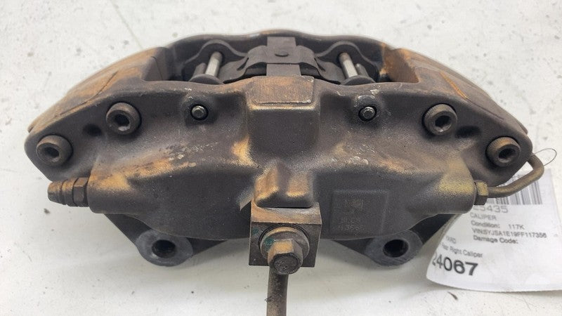 ⭕ 12-20 Tesla Model S Rear Passenger Side Caliper w/ Brake Hose Line R