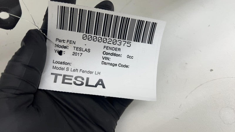 ⭕2012-2020 Tesla Model S Front Driver Side Fender Shell Panel Left LH Black PBSB