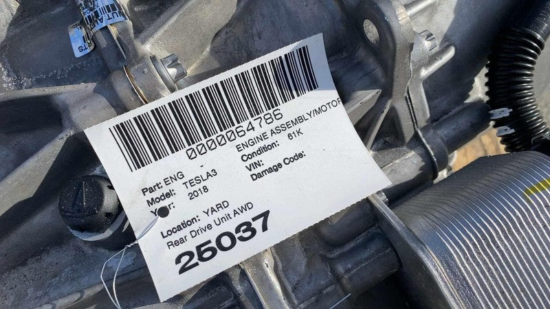 ⭕ 17-23 Tesla Model 3 Engine Motor Rear Drive Unit (High Current) 1120
