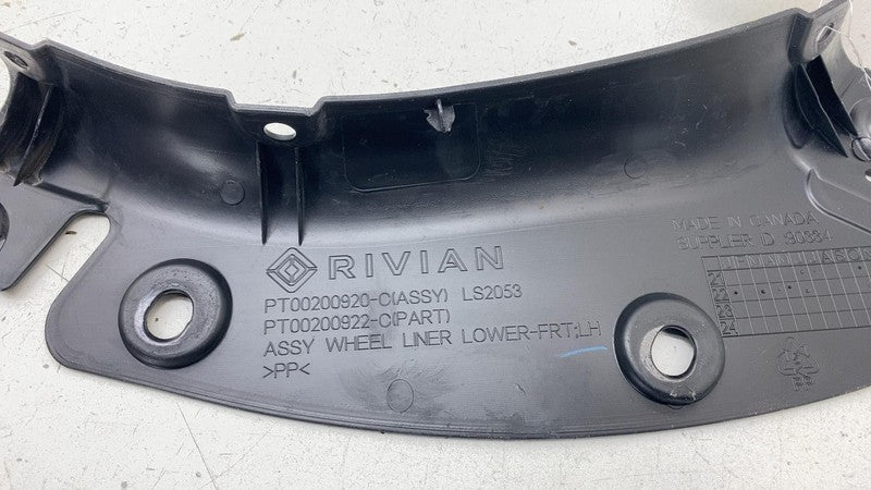 PT00200920 2022 2023 2024 Rivian R1T R1S Front Left Side Inner Wheel Liner LH PT00200920