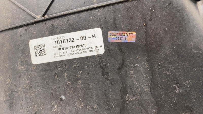 ⭕ 2017-2020 Tesla Model 3 Front Active Grille Shutter Louvre Assy 1076