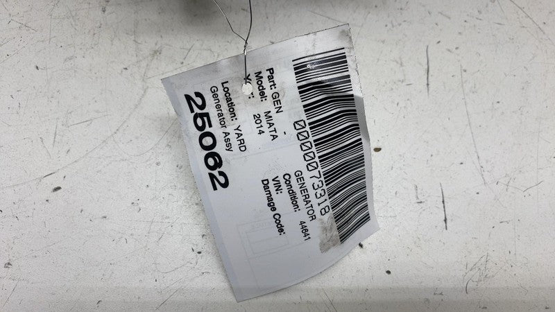 LF9HA2TJ0392A ⭕ 2006-2015 Mazda MX-5 Miata 2.0L Alternator Generator Assembly LF9HA2TJ0392A