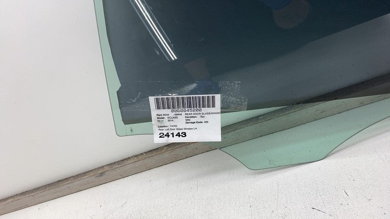 E6 43R-00049 ⭕ 2014-2016 Mercedes-Benz E350 E-Class Rear Driver Side Door Window Glass Left