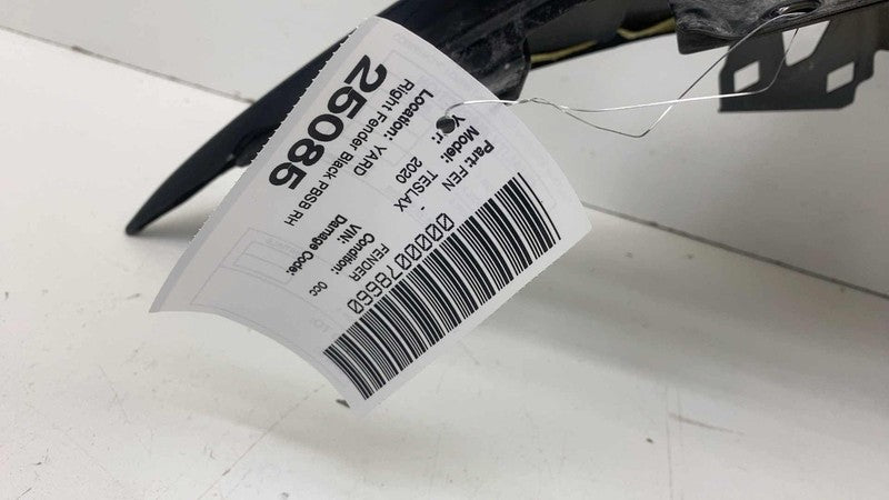 ⭕ 16-20 Tesla Model X Front Passenger Side Fender Shell Panel Right Black - PBSB