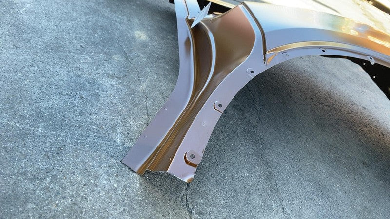 1487421-S0-E ⭕ 2020-2025 Model Y Rear Driver Side Quarter Panel Skin Structural Cutout Left