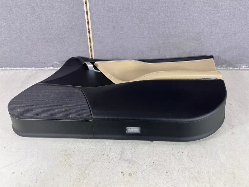 ⭕ 12-20 Model S MS Front Right Interior Door Panel Trim Card Cover 100