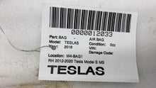⭕ 12-20 Tesla Model S MS Passenger Roof Curtain Safety Airbag Right 1005262-00-C