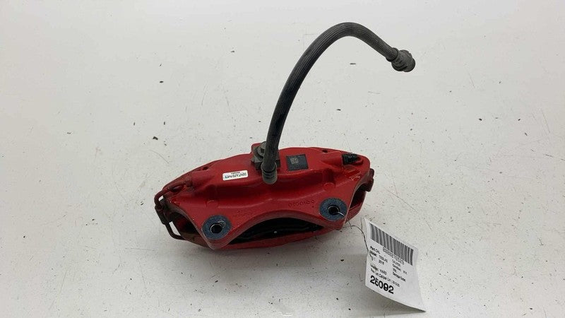⭕ 2012-2020 Tesla Model S Rear Driver Side Caliper Red w/ Brake Hose L