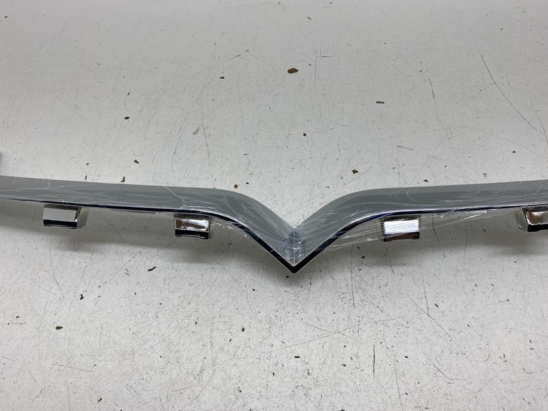 1065233-00-D ⭕ 16-20 Tesla Model S Front Upper Bumper Chrome Grille V-Bar Trim 1065233-00-D