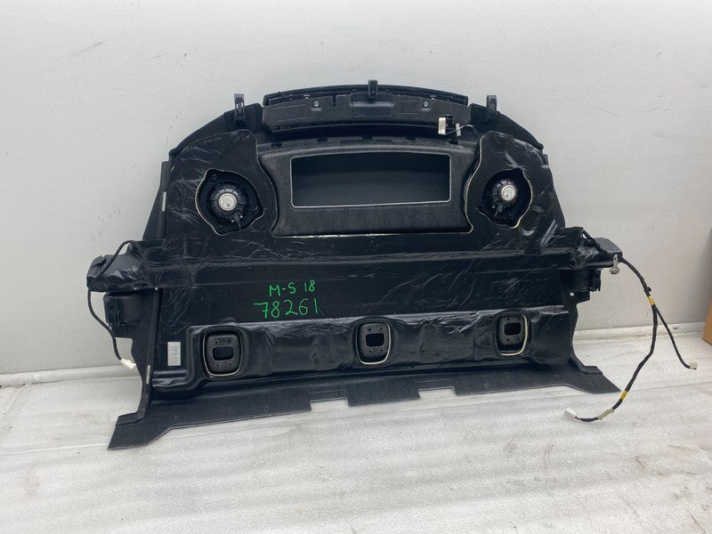 2017-2022 Tesla Model 3 M3 Rear Console Deck Shelf Package Tray Trim Panel Cover