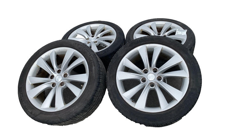 ⭕ 12-15 Model S Wheel Rim 19" 19x8.0 +40MM + Tire 245/45 R19 (x4) 1024