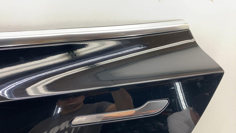 1081441-E0-C ⭕  17-20 Tesla Model 3 M3 Rear Driver Side Door Shell Panel Left LH Black PBSB