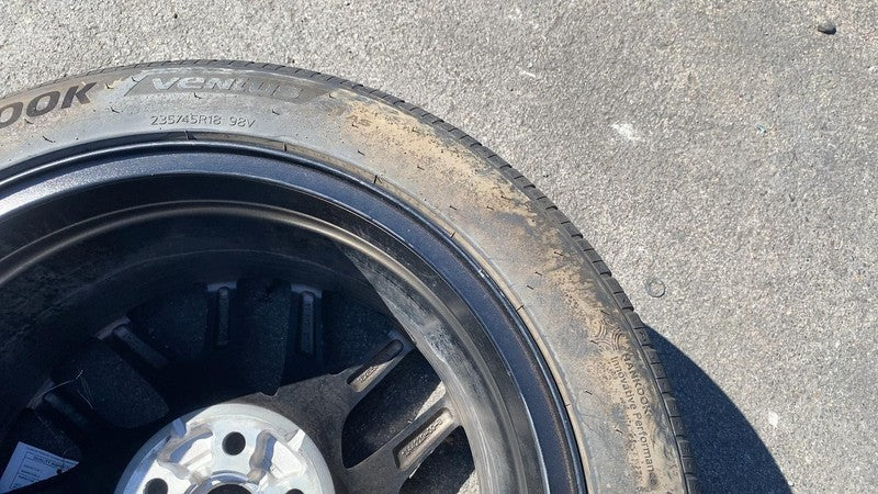 ⭕24 Tesla Model 3 Wheel Rim 18x8.5J +38MM w/ Hankook Tire 235/45R18 13