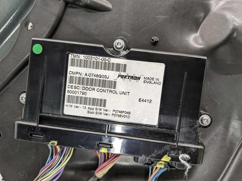 ⭕ 12-15 Tesla Model S Front Passenger Side Door Shell Panel Right Gree