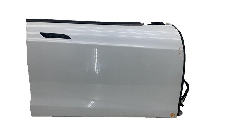 ⭕ 12-15 Tesla Model S Front Passenger Side Door Shell Panel Right White - PPSW