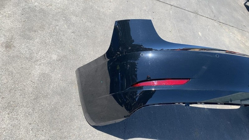 ⭕ 2017-2022 Tesla Model 3 Rear Bumper Cover w/ Park Sensor & Harness Black PBSB
