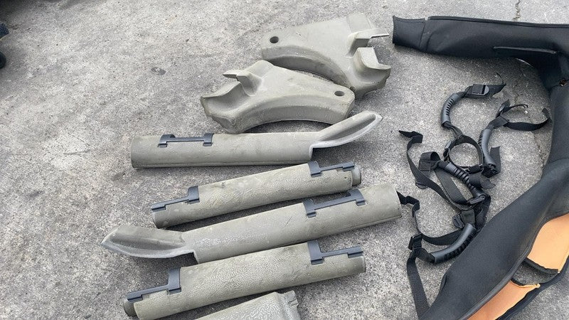 55361386AC ⭕ 2011-2018 Jeep Wrangler SET of Roll Bar Padding Covers & Moldings OEM Assembly