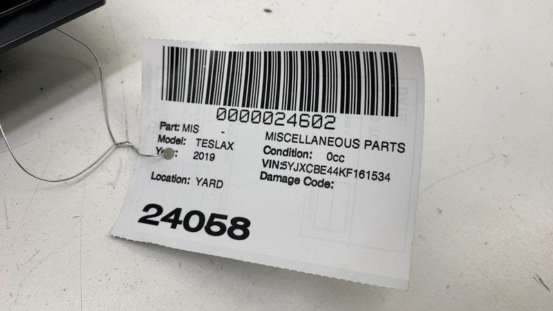 ⭕ 2016-2023 Tesla Model X MX Rear 2nd Row Seat Slider Plate Catcher Assembly OEM