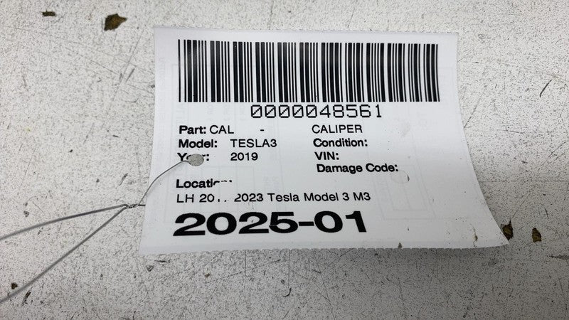 2017-2023 Tesla Model 3 M3 Front Driver Side Caliper w/ Brake Hose Lin