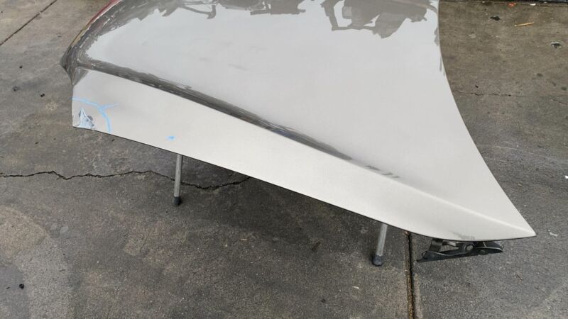 2012 2013 2014 2015 Tesla Model S MS Front Bonnet Hood Shell Panel Assy Silver