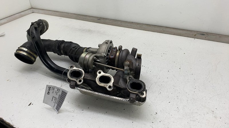 297712 ⭕17-20 Maserati Levante Left Turbocharger 3.0 Turbo Charger Manifold w/ Hose AWD