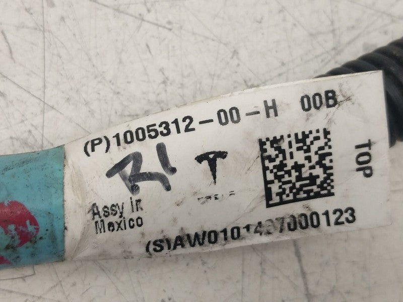 1005312 00 H 12-15 Model S Front Right Lower Dash Body Wiring Harness Cable Wire 1005312-00-H