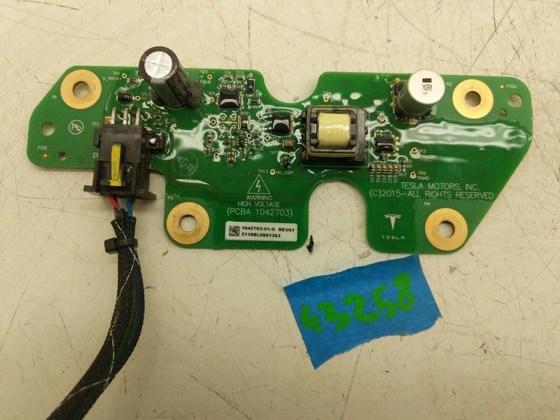 1042703-01-G ⭕ 12-20 Model S X PCBA HV High Voltage Battery Standby Supply Board 1042703-01-G
