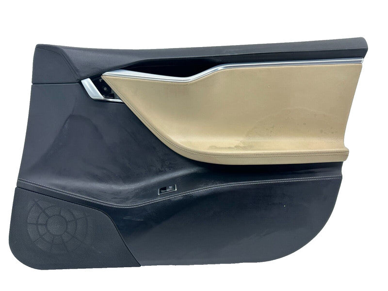 100791200D 12-20 Tesla Model S Front Right Interior Door Panel Trim Card Cover 1007936-26-M