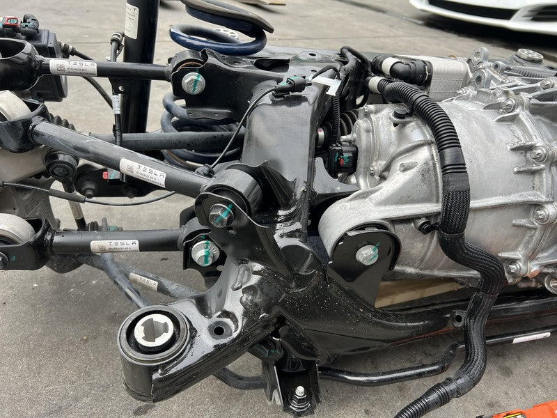 ⭕ 17-23 Model 3 M3 Rear Engine Motor Drive Unit Subframe Suspension 11