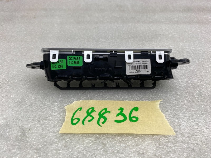 103597400C ⭕ 16-20 Model X Passenger Side B-Pillar Duct Air Vent Outlet Right 1035974-00-C