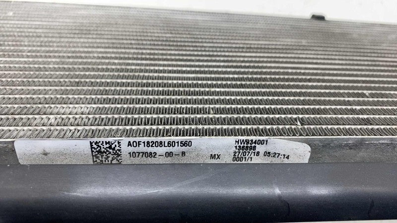 107708200B ⭕ 2017-2023 Tesla Model 3 M3 A/C Coolant Cooling Radiator Condenser 1077082-00-B