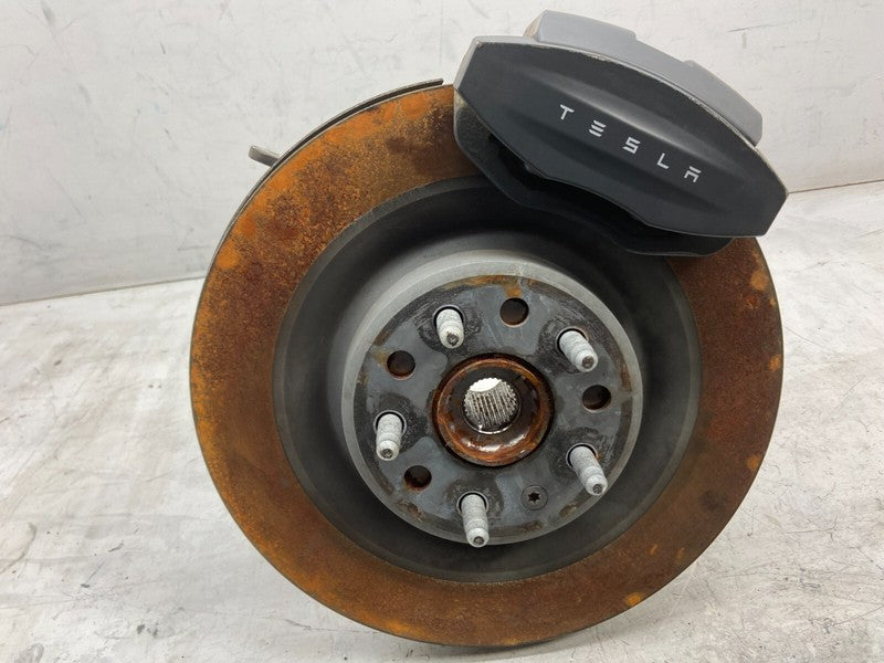 ⭕ 12-20 Tesla Model S MS Rear Right Spindle Knuckle & Wheel Hub Rotor 